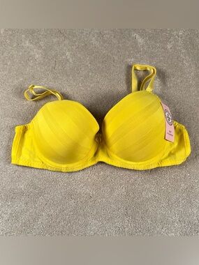 Yellow Bra NWT Paris Pink 36C Lightly Padded